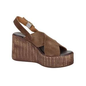 Sandalias de Plataforma con Cuña para Mujer, Color Marrón, Talla 37, Tacón de 8.5 cm - Product Image 2