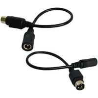Für Festplattenrekorder DC5.5*2.1MM Buchse auf Rund 4-Pin Mini-DIN-Stecker Stromadapter Ladekabel