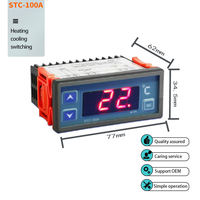 Régulateur de température de thermostat numérique 110V pour le chauffage du congélateur avec capteur Support OEM & ODM personnalisé
