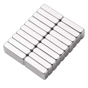 Magneti al Neodimio N35 di Terre Rare, 20 X 10 X 5 mm, Magneti a Bastoncino ad Alta Potenza - Product Image 2