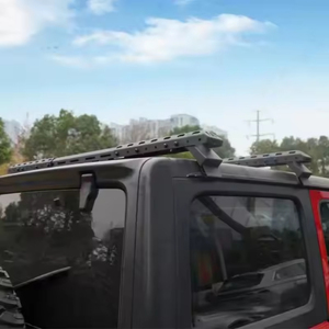 Portaequipajes de techo de acero, soporte de soporte LED, barra transversal para <span class=keywords><strong>Jeep</strong></span> Wrangler JK JL <span class=keywords><strong>4x4</strong></span>, accesorios todoterreno - Product Image 4