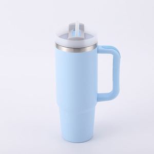 Gobelet de voyage isotherme H2.0 pour voiture, 30 oz, double paroi sous vide, avec couvercle et paille, antidérapant, personnalisable avec logo ODM - Product Image 3