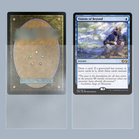 Pochettes pour cartes à collectionner, finition mate, transparentes et résistantes, compatibles avec les jeux Magic et Yu-Gi-Oh, pochettes personnalisées pour jeux de société.