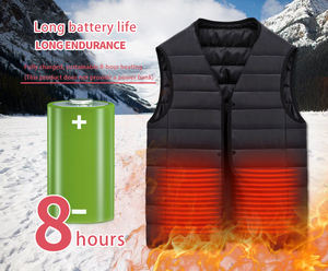 NEW Outdoor Vest Men Casual Heated Vest Man Tactical Winter Warmer Hiking Clothing Luxury Thermal Plus Size Men's Coat - Product Image 5