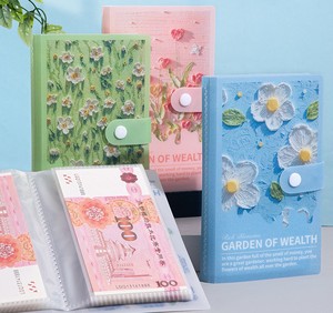 Album de collection de devises et de planification financière, format A6, avec peinture à l'huile 3D, défi d'économie d'argent 100, plusieurs couleurs élégantes - Product Image 1