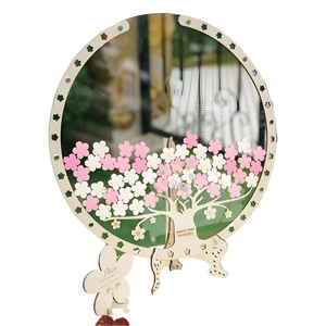 <span class=keywords><strong>Arbre</strong></span> de <span class=keywords><strong>mariage</strong></span> en bois de cerisier, table d'inscription créative, boîte <span class=keywords><strong>à</strong></span> messages pour signature, <span class=keywords><strong>arbre</strong></span> <span class=keywords><strong>à</strong></span> <span class=keywords><strong>empreintes</strong></span> digitales, simplicité moderne - Product Image 5