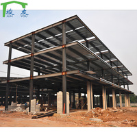 Bâtiment en acier haute résistance avec structure en acier durable et panneaux sandwich pour la construction industrielle et commerciale
