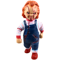 Poupée d'horreur en latex cousue, accessoire durable et réaliste pour adulte, avec détails de cicatrices et de taches de sang, pour fête d'Halloween, décoration de maison hantée