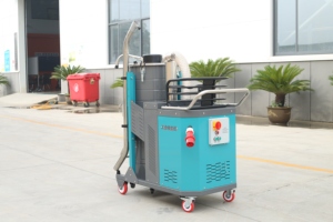 Aspirateur industriel électrique à haute aspiration pour travaux de construction, gestion des déchets secs et humides - Product Image 2