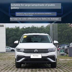 Couvre-phare pour VW <span class=keywords><strong>Tiguan</strong></span> L <span class=keywords><strong>Allspace</strong></span> 2022 2023 Facelift, modèle de base à faible spécification, boîtier de lampe - Product Image 5