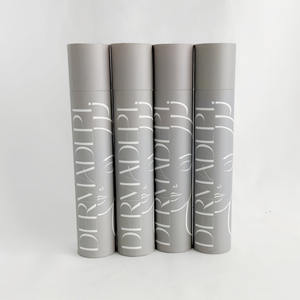 Tube à encens en papier cylindrique fin noir mat personnalisé, 100% biodégradable, écologique, fait à la main, recyclable - Product Image 2