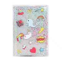 Vente en gros personnalisé Olied Paillettes Glitterl Life Stuff Cahier liquide pour étudiants