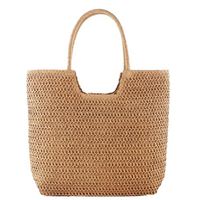 Sacs et pochettes de plage, sac jaune en paille tressée, mini panier à vin en macramé, panier de pique-nique, boîtes en paille avec couvercle, sacs à main en cuir végétalien