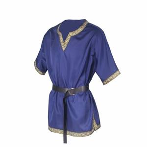 Costumes médiévaux Renaissance Hommes Tunique Noble Viking Aristocrate <span class=keywords><strong>Chevalier</strong></span> <span class=keywords><strong>Chevalier</strong></span> Guerrier Halloween Cosplay Costumes Sans Ceinture - Product Image 4