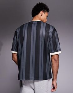Camiseta de Fútbol Personalizada para Hombre, de Manga Corta, Talla Grande, 100% Poliéster, con Parches Gráficos, Cuello Redondo, <span class=keywords><strong>Jersey</strong></span> de Fútbol de Alta Calidad - Product Image 2