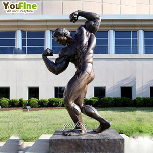 Hot Bán Ngoài Trời Vườn Bronze Cuộc Sống Kích Thước Người Đàn Ông Bức Tượng Nằm Nam Kim Loại Điêu Khắc - Product Image 6