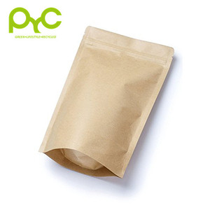 Embalaje Biodegradable de hojas de papel Kraft, bolsa forrada de papel Kraft, bolsas de café, té, directo de fábrica - Product Image 3