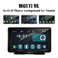 Écran de voiture 7 pouces, moniteur portable sans fil Carplay Android Auto, autoradio MP5, lecteur stéréo avec navigation GPS