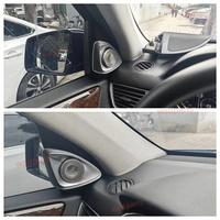 Haut-parleur rotatif 4D pour Mercedes Benz ML GL GLE GLS, lumière ambiante LED pour l'intérieur de la voiture, klaxon rotatif pour aigus
