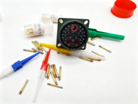 Connecteur circulaire étanche Kewei D38999/20WJ20SB en alliage d'aluminium, femelle/mâle, 14 broches, 3 cœurs, droit, pour systèmes de drones