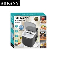 SOKANY automatique ménage Mini Portable machine à glaçons Machine autoportant automatique liquide congélateur générateur de glace