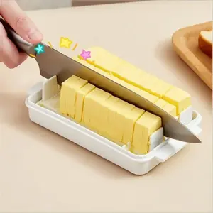 Nuevo Contenedor para Cortar y Almacenar Queso y Mantequilla, Caja para Mantener Frescos Quesos y Mantequillas con Tapa, Caja Hermética para Mantequilla Congelada - Product Image 2