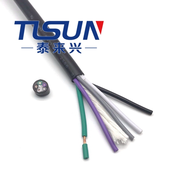 UL Listed Special PVC Ul2586 5x18AWG AWM Cable for Machine Tools