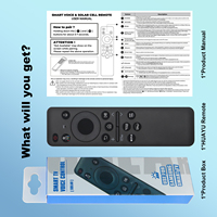Télécommande vocale solaire HUAYU RM-S2600 V3 en promotion pour téléviseurs Samsung universels 4K 8K Ultra HD QLED