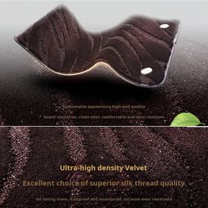 Tapetes Premium Personalizados de Cuero y Gamuza Antideslizantes de Cobertura Total para Coche con Diseño de Ondas de Agua para <span class=keywords><strong>Volante</strong></span> a la Izquierda/Derecha - Product Image 4