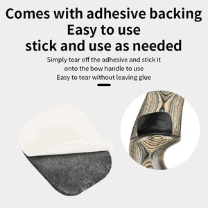 STARCN, palo adhesivo de tiro con arco tradicional, arco largo, <span class=keywords><strong>caza</strong></span>, arco recurvo, estante, descanso, pelo corto negro, flecha recurva, descanso - Product Image 3