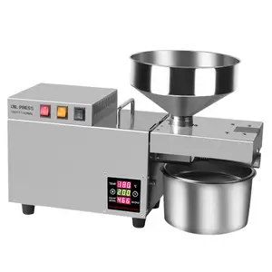 Petite machine automatique de presse d'huile de sésame d'arachide de tournesol froid de 220V à vendre