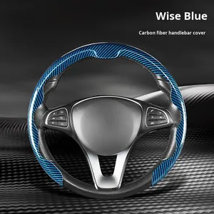 Cubierta <span class=keywords><strong>de</strong></span> manillar <span class=keywords><strong>de</strong></span> casete <span class=keywords><strong>de</strong></span> cuero tipo D Universal <span class=keywords><strong>de</strong></span> cuatro estaciones ultrafina cubierta <span class=keywords><strong>de</strong></span> volante <span class=keywords><strong>de</strong></span> fibra <span class=keywords><strong>de</strong></span> carbono <span class=keywords><strong>para</strong></span> coches <span class=keywords><strong>de</strong></span> hombres y mujeres - Product Image 6