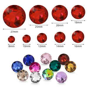 Acessórios DIY em Cristal Eco-Friendly 3D para Vestuário Lanwu 12*12mm, Pedras Preciosas em Forma de Flor, Material de Vidro Solto - Product Image 2