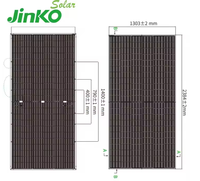 Panneau solaire Jinko Tiger Neo en gros 695W 700W 705W 710W 715W 720W Module de panneau photovoltaïque avec garantie de 30 ans