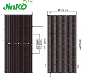 Panneau solaire Jinko Tiger Neo en gros 695W 700W 705W 710W 715W 720W Module de panneau photovoltaïque avec garantie de 30 ans - Product Image 3