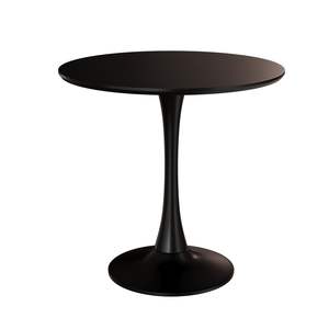 Mesa de Comedor Redonda de 31.5 Pulgadas con Tapa de Piedra Sinterizada y Base de Pedestal, Diseño Moderno de Mediados de Siglo, para 2-4 Personas, Muebles para el Hogar - Product Image 6
