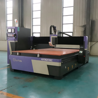 Mesin Pemotong Ukiran Kayu Cnc Profesional 1325 1530 2030 2040 Alat Pertukangan Kayu Router Cnc 3D ATC untuk Pembuatan Pintu Dapur