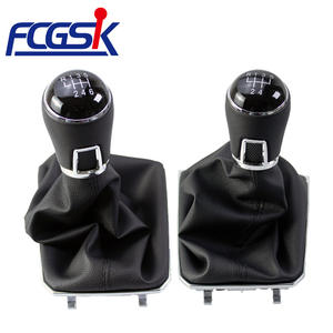 Pomo de Palanca de Cambios de Volkswagen, Cuero, Transmisión Manual, Ergonómico, 5 y 6 Velocidades, Compatible con Golf 7 A7 MK7 GTI - Product Image 4