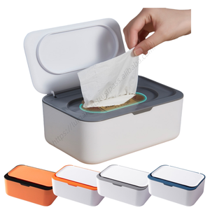 Boîte Distributrice de Lingettes Humides Anti-Poussière pour Bureau avec Couvercle, Organisateur de Serviettes en Papier, Conteneur de Rangement en Gros - Product Image 1