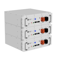 Batería LiFePO4 Apilable de 51.2V 100Ah de Alta Tasa de Descarga, Compatible con Cargas Domésticas Pesadas