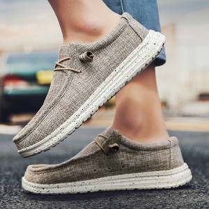 MAZ Greatshoes, Nuevos Zapatos <span class=keywords><strong>de</strong></span> Lona Sin Cordones para Caminar, Zapatos Casuales para Caballeros con Suela <span class=keywords><strong>de</strong></span> Goma, Mocasines para Hombre - Product Image 3
