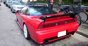 For 91-01 Acura NSX Car Body <b>Kit</b> TR Style Unpainted <b>Fiber</b> <b>Glass</b> Side Skirt Lip - Product Image 2