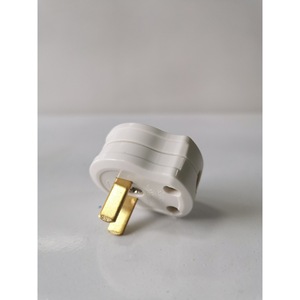 Prise électrique T2-10FS, 2 broches, en plastique, norme nationale, avec mise à la terre, pour usage domestique et industriel - Product Image 1