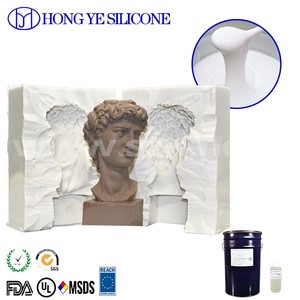 Caoutchouc de silicone liquide série HY-6 pour la fabrication de moules de statues de divinités en plâtre, résistant aux produits chimiques et au vieillissement - Product Image 5