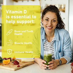 Best Selling Vitamin D3 K Softgels with Vitamin D Bone and Teeth Health High Potency Formula For Bone and Immune Health Softgels - Product Image 4