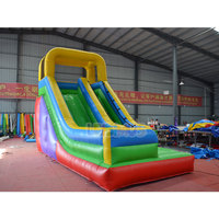Toboggan Gonflable Sec Personnalisé Maison Gonflable Toboggan Aquatique pour Enfants Adultes avec Souffleur à Vendre