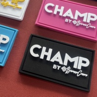 Étiquette en silicone personnalisée Patchs pour vêtement Étiquette avec logo personnalisé Étiquette en caoutchouc PVC souple