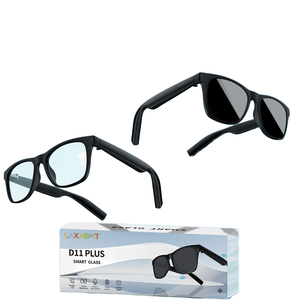 Lentes Inteligentes D11 Plus Nuevas en Negro para Audio Bluetooth, Gafas de Sol con Tecnología de Música por Voz - Product Image 1