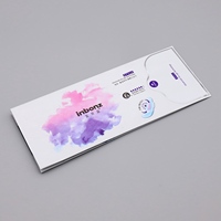 Emballage pour serviettes hygiéniques en PET, sac BOPP à soufflets latéraux, pochette thermoscellable en plastique brillant