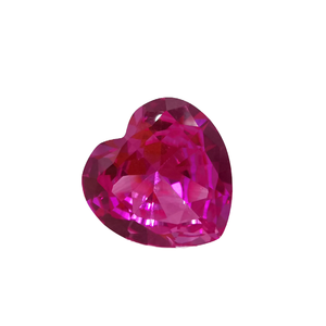 Redleaf 15*15mm Corte Corazón 2 #   Piedra de Corindón Rubí, Gema Sintética Suelta, Piedra de Corindón Sintética en Bruto - Product Image 4